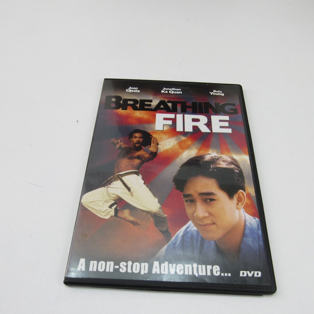 Breathing Fire DVD Action Adventure Bolo Yeung Jonathan Ke Quan Juan Ojeda